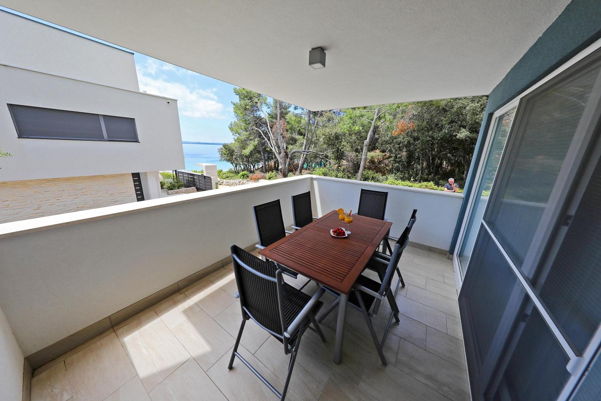 Luxury Sunset Penthouse With Seaview Apartment Petrcane Exterior foto