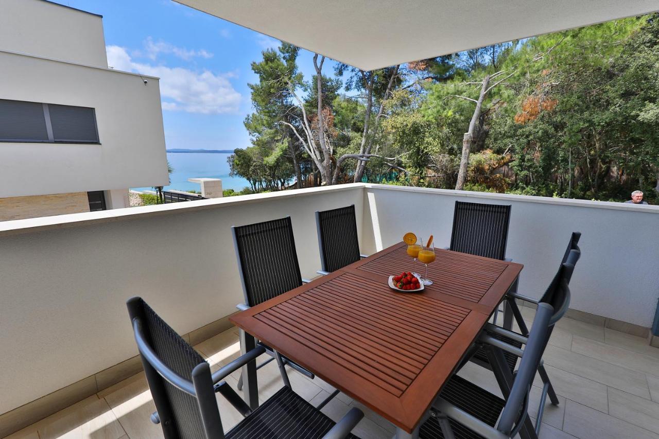 Luxury Sunset Penthouse With Seaview Apartment Petrcane Exterior foto